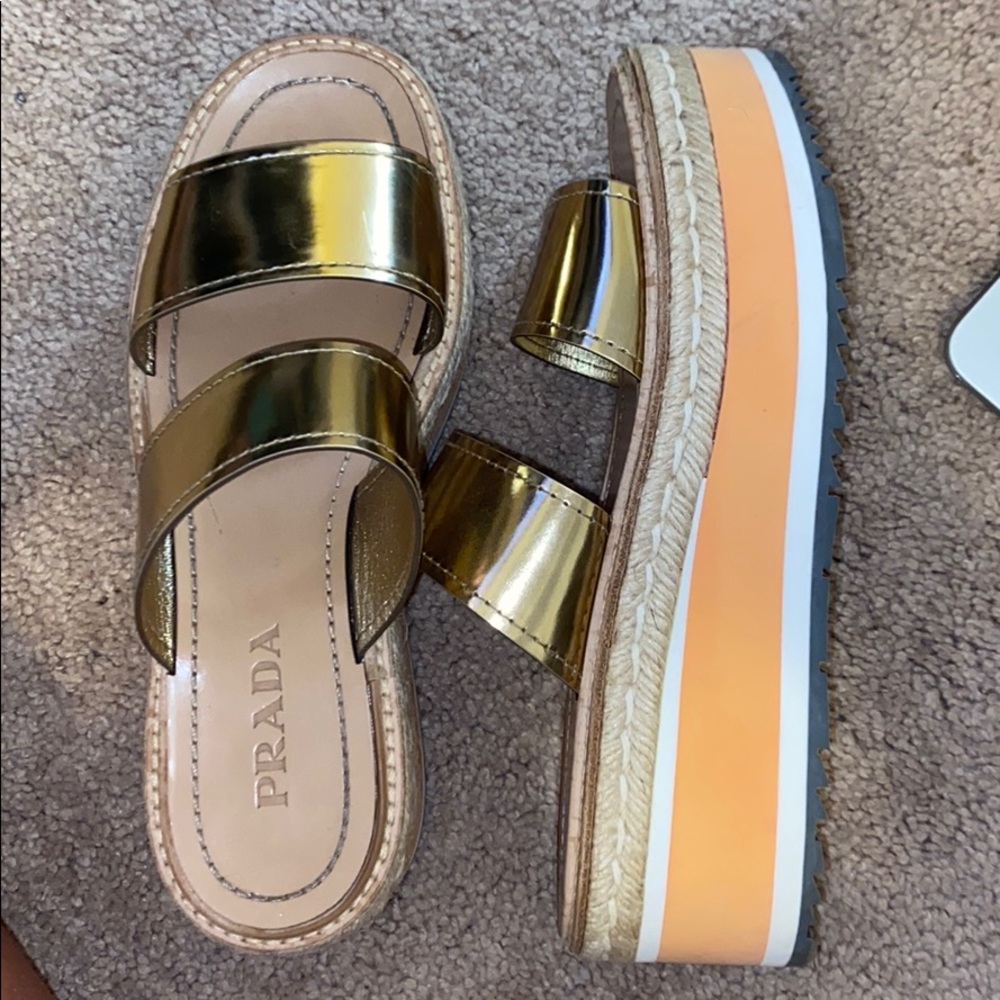 Prada Platform Sandals